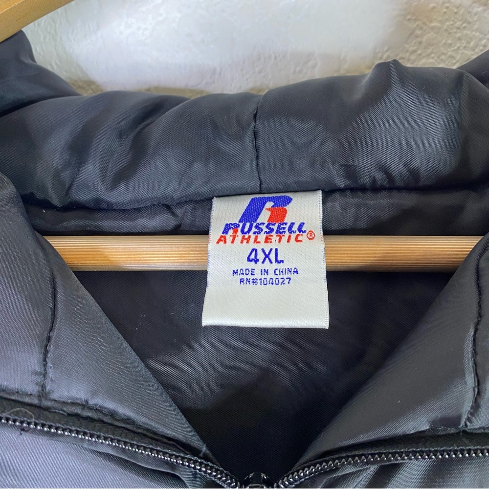 Vintage Russell Athletic Black Texas Longhorn Zip Front Jacket - Picture 5 of 6